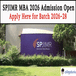 SPJIMR MBA 2026 Admission Open, Apply Before Nov 28; Check Details Here!